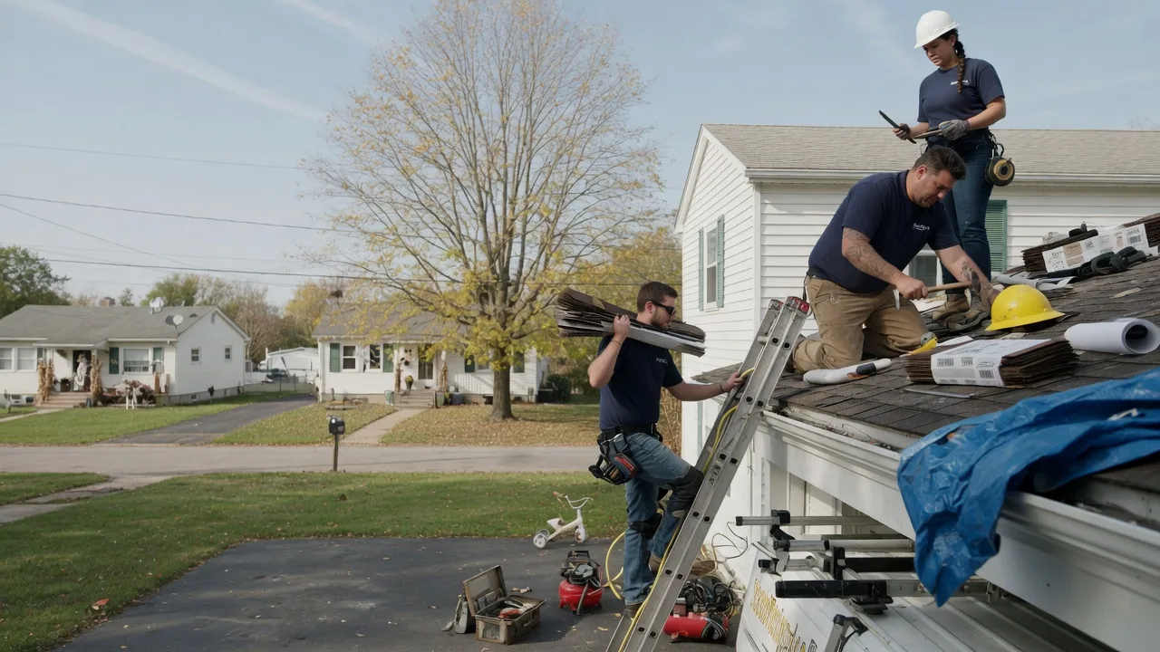 Local Roofing Contractors in Pesotum, IL near me